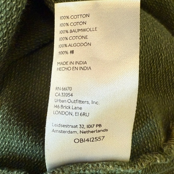 ANTHROPOLOGIE Pilcro 100% Cotton Boho Casual Comfy Relaxed Fit Sweatshirt Sz M - Picture 13 of 13